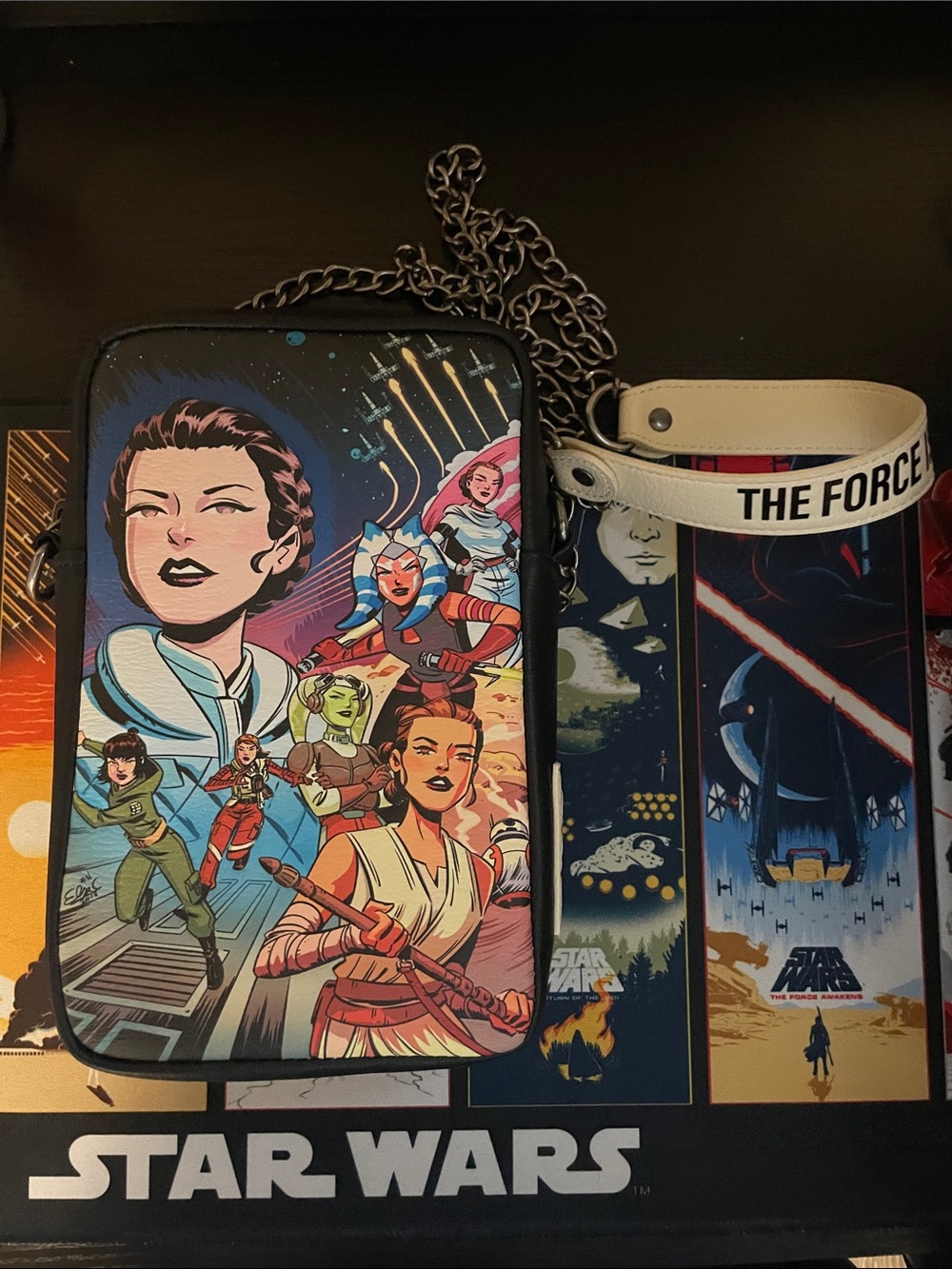 Women of the galaxy crossbody bag-Ahsoka, Princess Leia, Rey